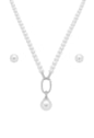 CONJUNTO DE PÉROLAS CLÁSSICO COM MICRO ZIRCÔNIAS CJ138-R