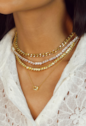 CONJUNTO DOURADO COM PEDRA RETANGULAR YELLOW CJ159-O