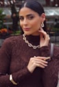 CONJUNTO ELOS OVAIS CRAVEJADOS BANHADO OURO CJ200-O
