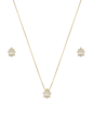 CONJUNTO GOTA CRAVEJADA COM ZIRCÔNIA CJ130-O