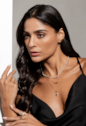 CONJUNTO GOTA CRAVEJADO COM ZIRCÔNIA CHOCOLATE BANHADO A OURO CJ219-O