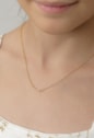 CONJUNTO INFANTIL ARGOLINHA COM ZIRCÔNIA E PINGENTE CURVO CRAVEJADO CJ144-O
