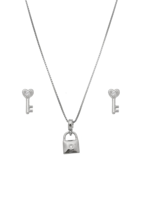 CONJUNTO INFANTIL CHAVE E CADEADO CJ150-R