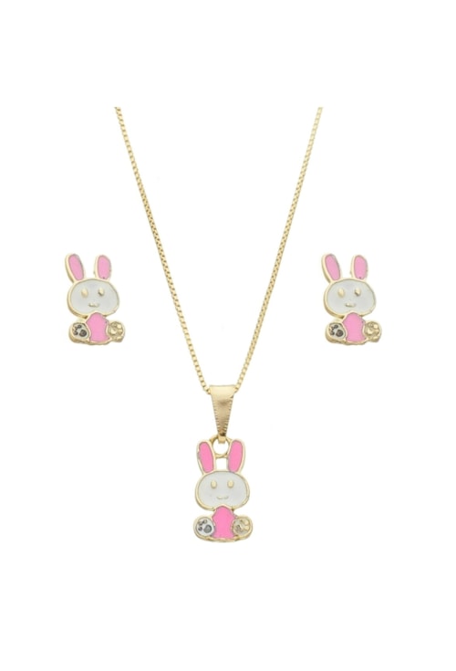 CONJUNTO INFANTIL DE COELHINHO CJ063-O CONJUNTO INFANTIL DE COELHINHO CJ063-O