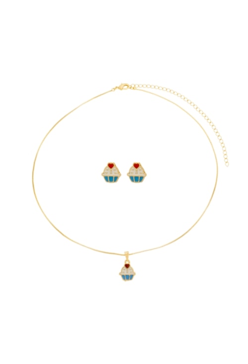 CONJUNTO INFANTIL DE CUPCAKE CJ120-O CONJUNTO INFANTIL DE CUPCAKE CJ120-O