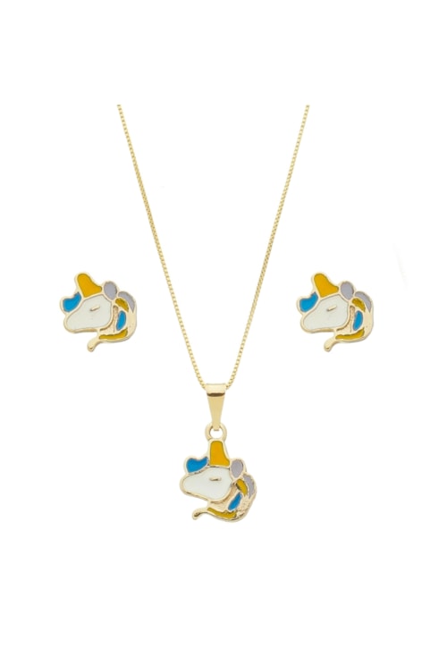 CONJUNTO INFANTIL DE UNICÓRNIO CJ062-O