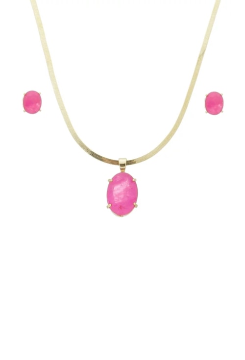 CONJUNTO MALHA DE FITA COM PEDRA FUSION FÚCSIA CJ091-O CONJUNTO MALHA DE FITA COM PEDRA FUSION FÚCSIA CJ091-O