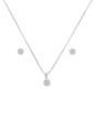 CONJUNTO REDONDO CRAVEJADO COM MICRO ZIRCÔNIAS CJ129-R