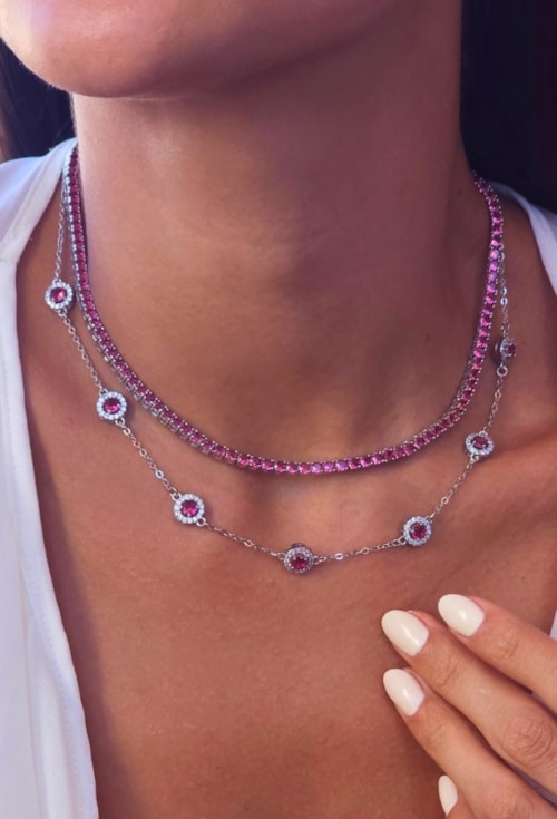 CONJUNTO REDONDO CRAVEJADO RUBELITA RÓDIO CJ195-R