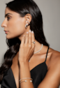 CONJUNTO RETANGULAR CRAVEJADO COM ZIRCÔNIA CRISTAL BM2292-O