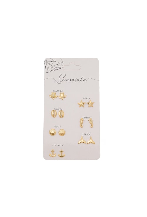 CONJUNTO SEMANINHA MAR NO OURO BM485-O