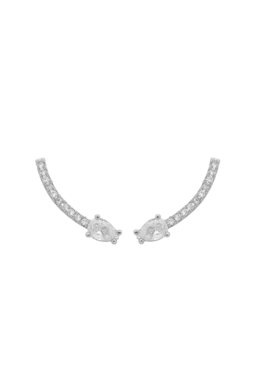 EAR CUFF COM GOTA CRISTAL CRAVEJADO BM1195-R