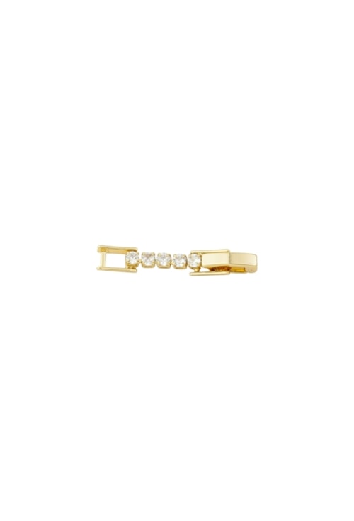 EXTENSOR RIVIERA COM ZIRCÔNIAS 2,5MM BANHADO A OURO AC012-0