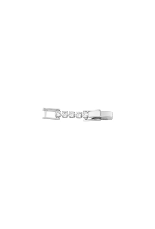 EXTENSOR RIVIERA COM ZIRCÔNIAS 2,5MM BANHADO A RÓDIO AC012-R