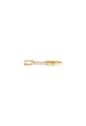 EXTENSOR RIVIERA COM ZIRCÔNIAS 2MM BANHADO A OURO AC013-O