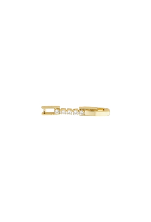 EXTENSOR RIVIERA COM ZIRCÔNIAS 2MM BANHADO A OURO AC013-O