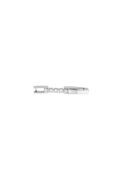 EXTENSOR RIVIERA COM ZIRCÔNIAS 2MM BANHADO A RÓDIO AC013-R