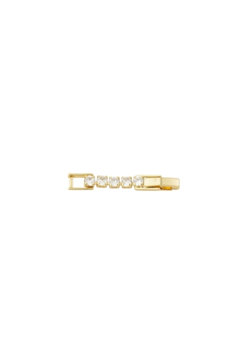 EXTENSOR RIVIERA COM ZIRCÔNIAS 3MM BANHADO A OURO AC011-0