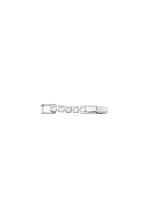 EXTENSOR RIVIERA COM ZIRCÔNIAS 3MM BANHADO A RÓDIO AC011-R
