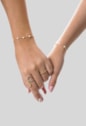KIT DE PULSEIRAS MÃE E FILHA NO OURO PM441-O