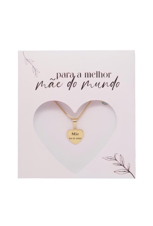 KIT PINGENTE MÃE NO OURO CO644-O