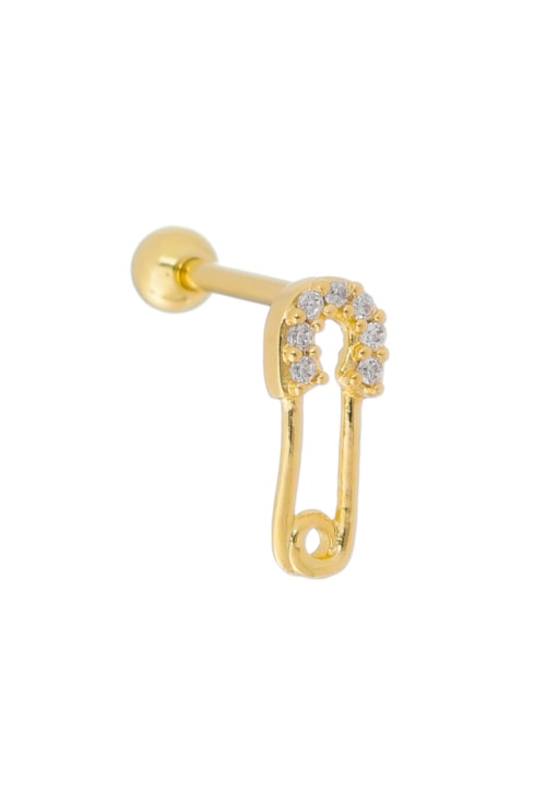 PIERCING ALFINETE CRAVEJADO NO OURO BM715-O PIERCING ALFINETE CRAVEJADO NO OURO BM715-O