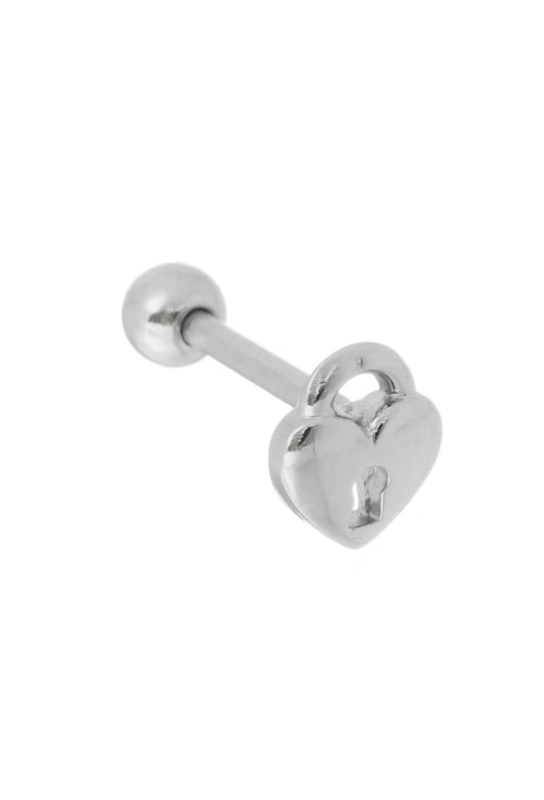 PIERCING CADEADO DE CORAÇÃO NO RÓDIO BM731-R PIERCING CADEADO DE CORAÇÃO NO RÓDIO BM731-R