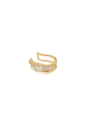 PIERCING CRAVEJADO COM PEDRA QUADRADA BANHADO A OURO BM2326-O
