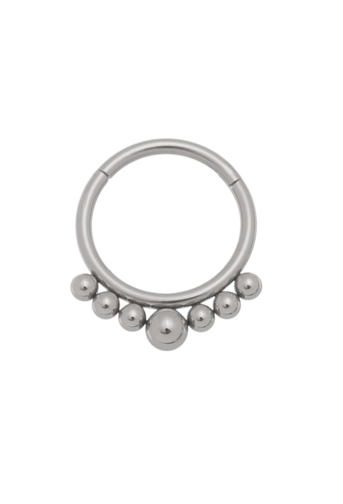 PIERCING DE FURO COM BOLINHAS GRANDE BM656-A