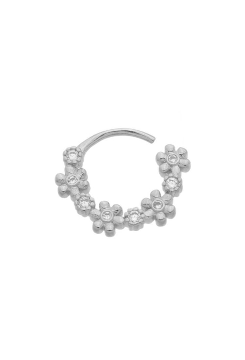 PIERCING DE TORÇÃO DE FLOR CRAVEJADO BM1121-R PIERCING DE TORÇÃO DE FLOR CRAVEJADO BM1121-R