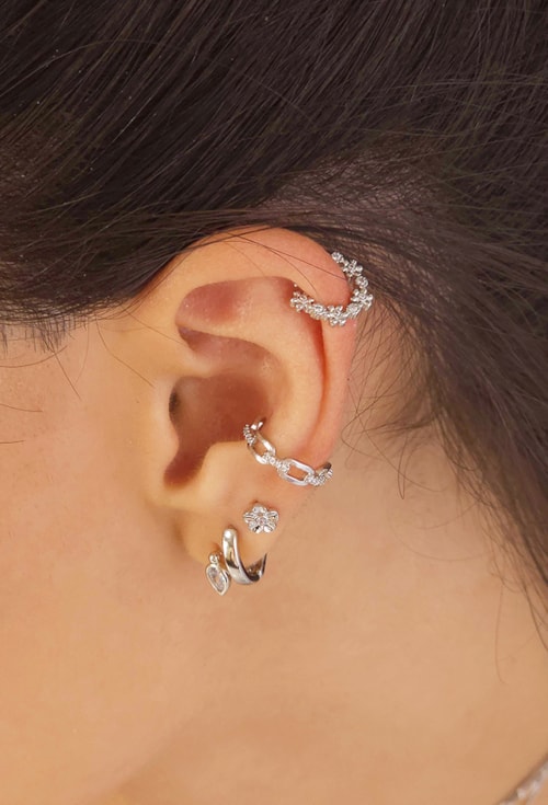 PIERCING DE TORÇÃO DE FLOR CRAVEJADO BM1121-R PIERCING DE TORÇÃO DE FLOR CRAVEJADO BM1121-R
