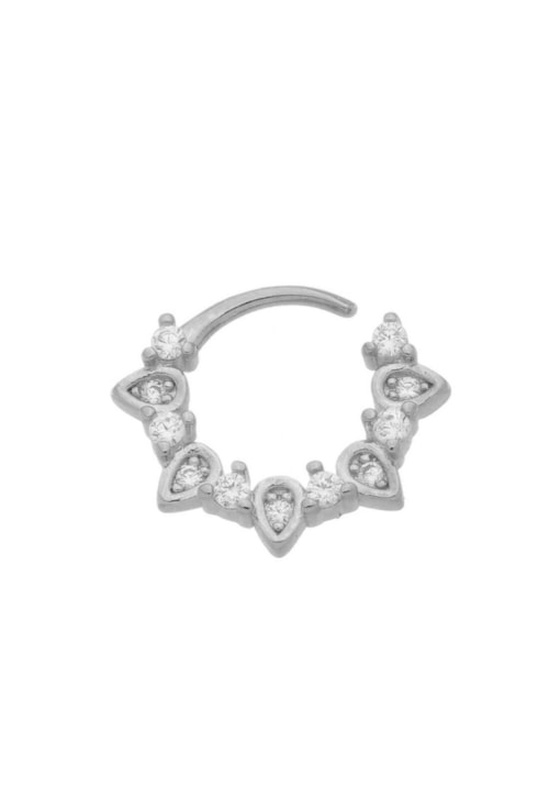 PIERCING DE TORÇÃO DE GOTA CRAVEJADA BM1114-R PIERCING DE TORÇÃO DE GOTA CRAVEJADA BM1114-R