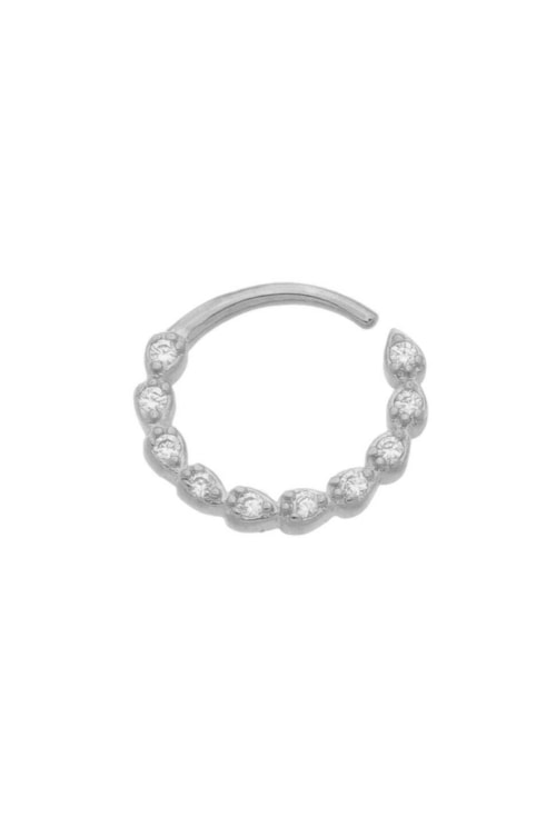 PIERCING DE TORÇÃO DE GOTINHA CRAVEJADA BM1117-R PIERCING DE TORÇÃO DE GOTINHA CRAVEJADA BM1117-R