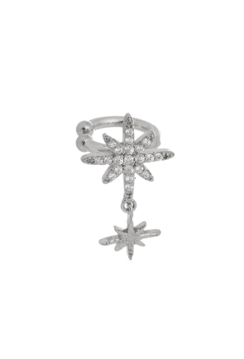PIERCING FAKE COM ESTRELA CRAVEJADO CRISTAL BM815-R PIERCING FAKE COM ESTRELA CRAVEJADO CRISTAL BM815-R