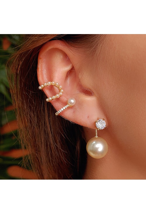PIERCING FAKE COM MICRO PÉROLAS BM367-O