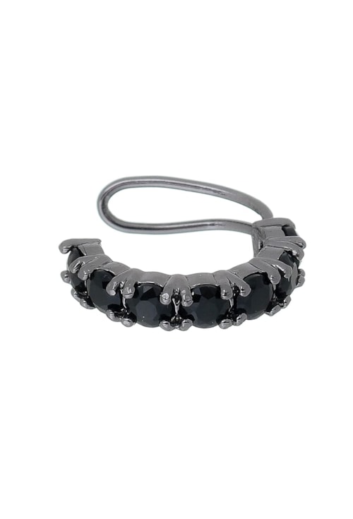 PIERCING FAKE COM PEDRAS ÔNIX BM1207-G