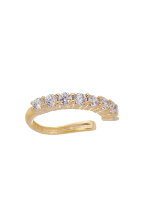 PIERCING FAKE COM ZIRCÔNIA CRISTAL NO OURO BM831-O PIERCING FAKE COM ZIRCÔNIA CRISTAL NO OURO BM831-O