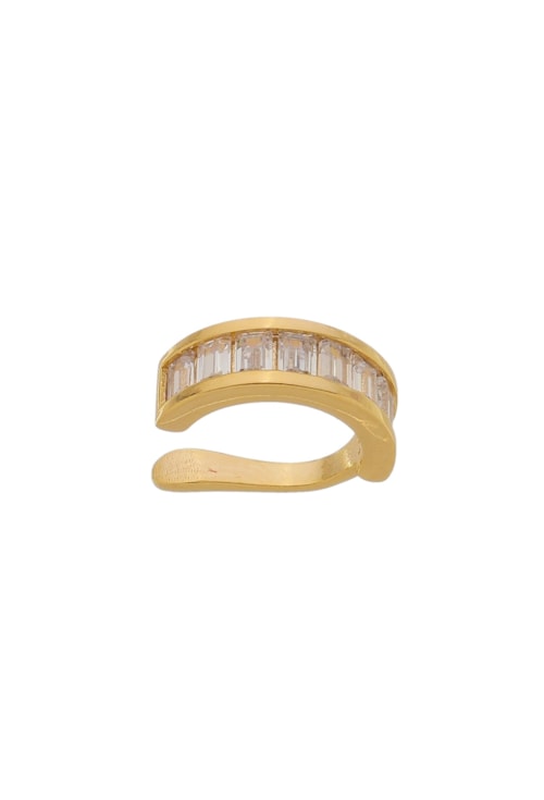 PIERCING FAKE COM ZIRCÔNIAS BAGUETE BM1057-O
