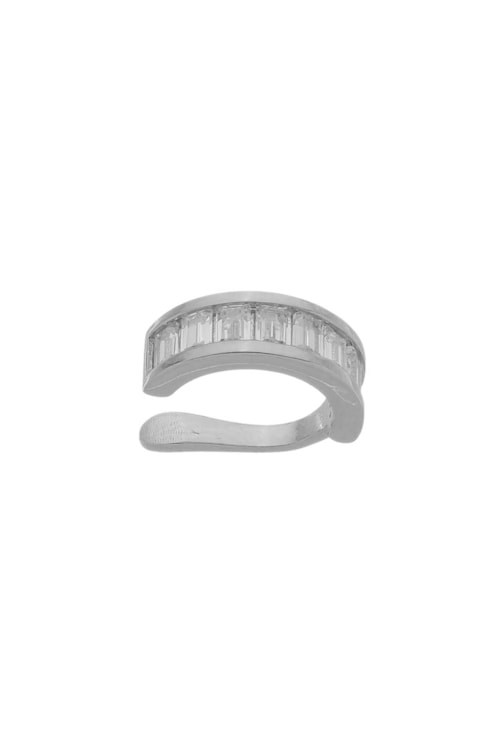 PIERCING FAKE COM ZIRCÔNIAS BAGUETE BM1057-R