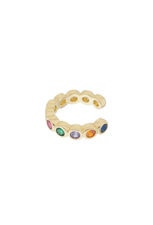 PIERCING FAKE COM ZIRCÔNIAS COLORIDAS BM1272-O