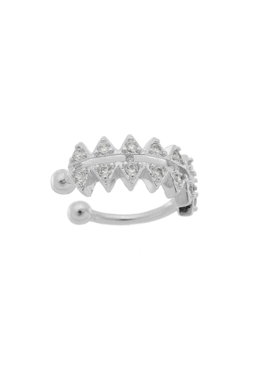 PIERCING FAKE COM ZIRCÔNIAS TRIANGULAR BM1040-R