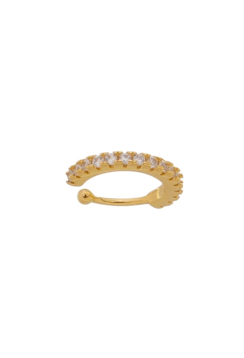 PIERCING FAKE CRAVEJADO COM ZIRCÔNIAS BM1039-O