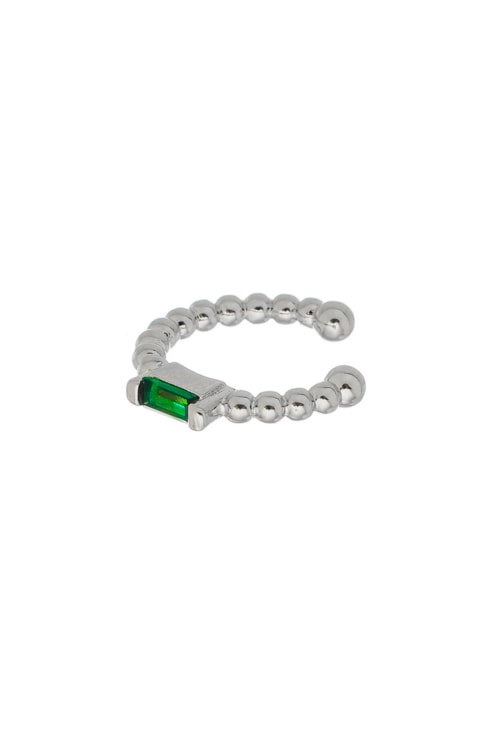 PIERCING FAKE DE BOLINHA COM PEDRA ESMERALDA BM1178-R PIERCING FAKE DE BOLINHA COM PEDRA ESMERALDA BM1178-R