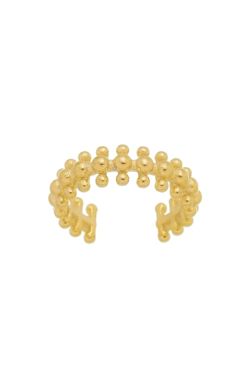 PIERCING FAKE DE BOLINHAS NO OURO BM816-O