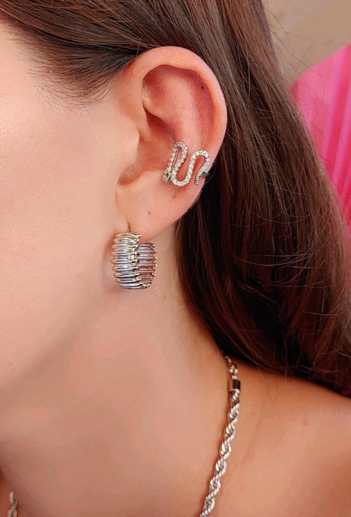 PIERCING FAKE DE COBRA CRAVEJADO BM1134-R