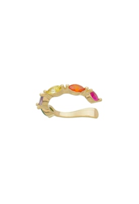 Produto PIERCING FAKE DE PEDRAS COLORIDAS NAVETE BM1232-O