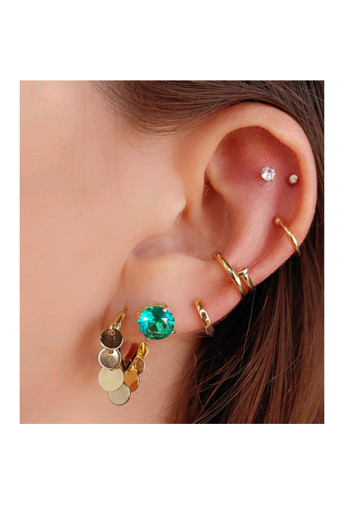 PIERCING FAKE DE PREGO NO OURO BM763-O
