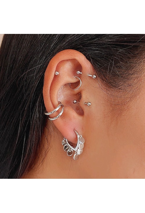 PIERCING FAKE DUPLO MINIMALISTA BM736-R