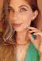 PIERCING FAKE EM V COLORIDO NO OURO BM511-O