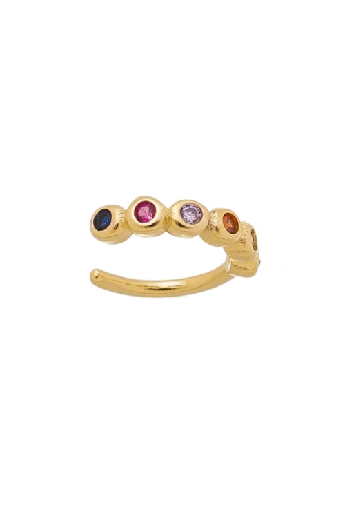 PIERCING FAKE FILEIRA COLORIDA BM1030-O